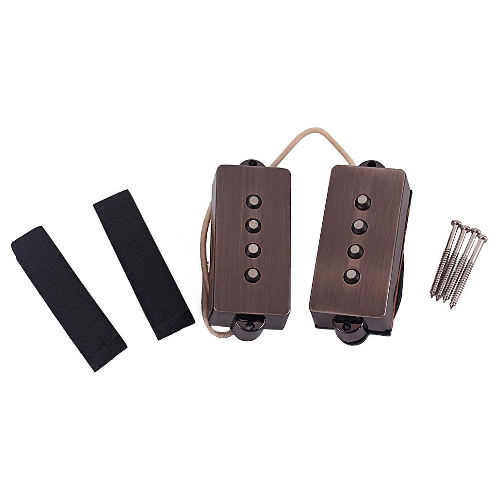 2 Máy Tính Nam Châm Bán Đĩa Đơn Phối Cầu Cổ Bộ cho PB Bass Thay Thế Linh Kiện