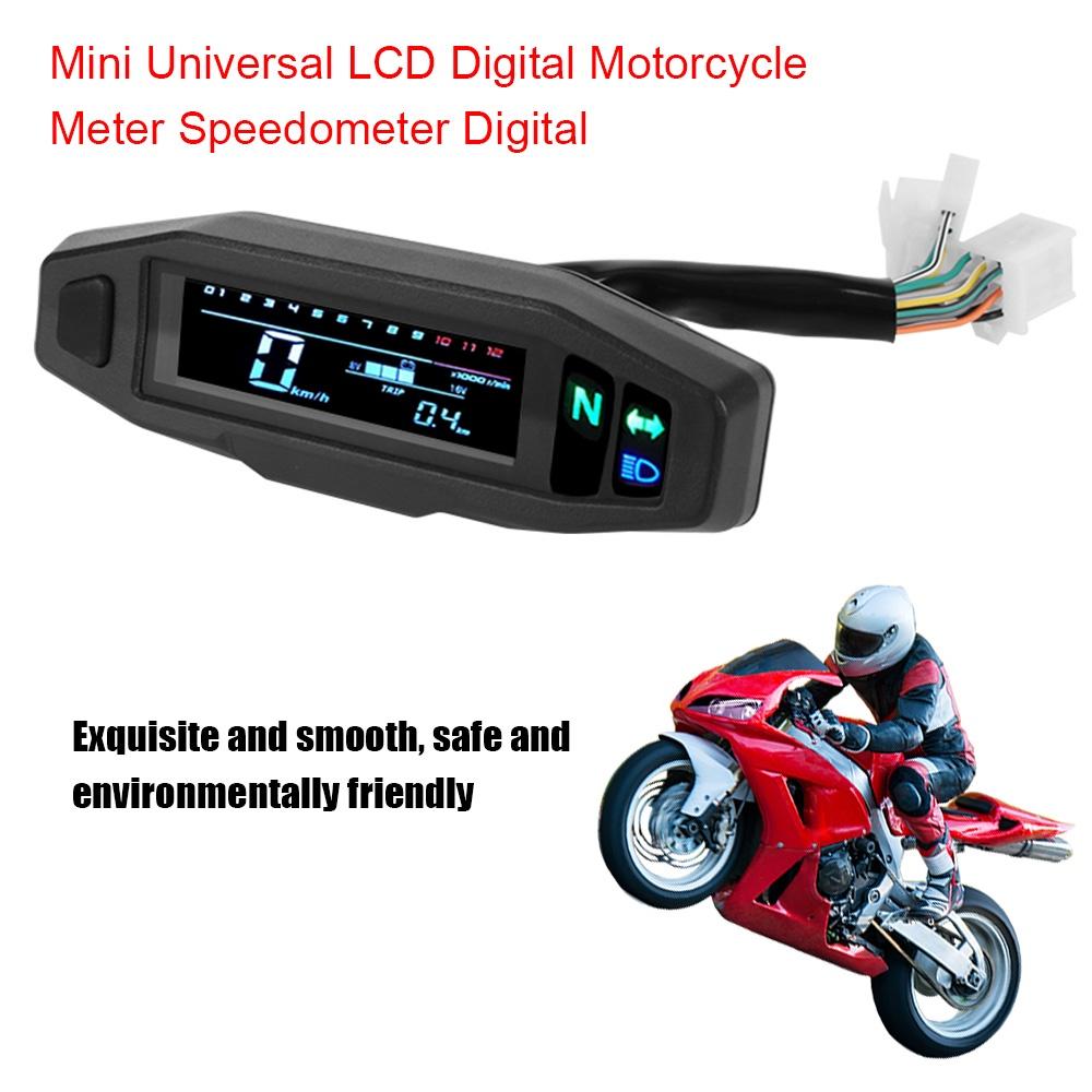 Đồng hồ đo tốc độ kỹ thuật số mini thông dụng cho xe máy