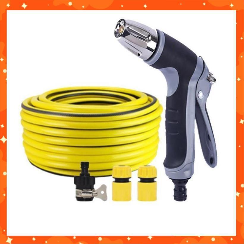 Bộ dây và vòi xịt rửa xe tưới cây tăng áp 7-10m  206817