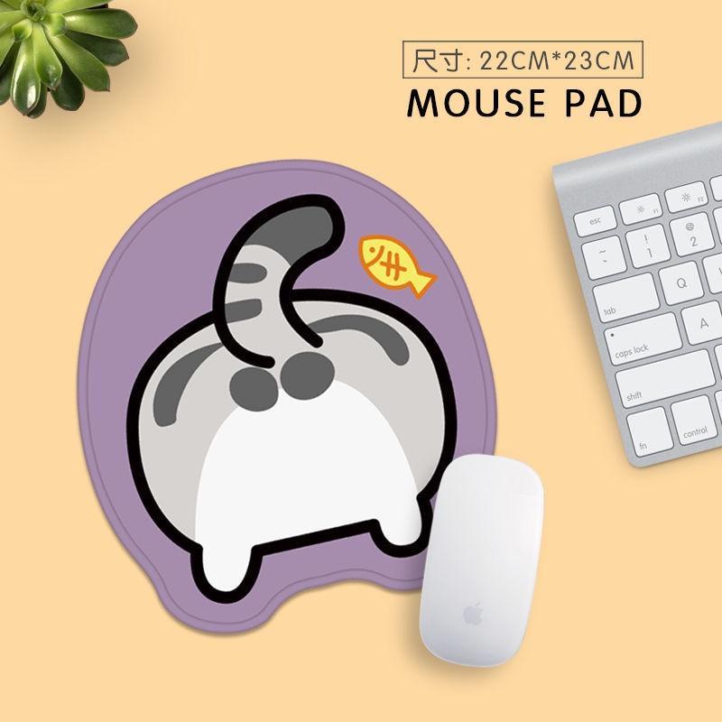 Tấm lót chuột và bàn phím cỡ lớn in hình mèo dễ thương sáng tạo
