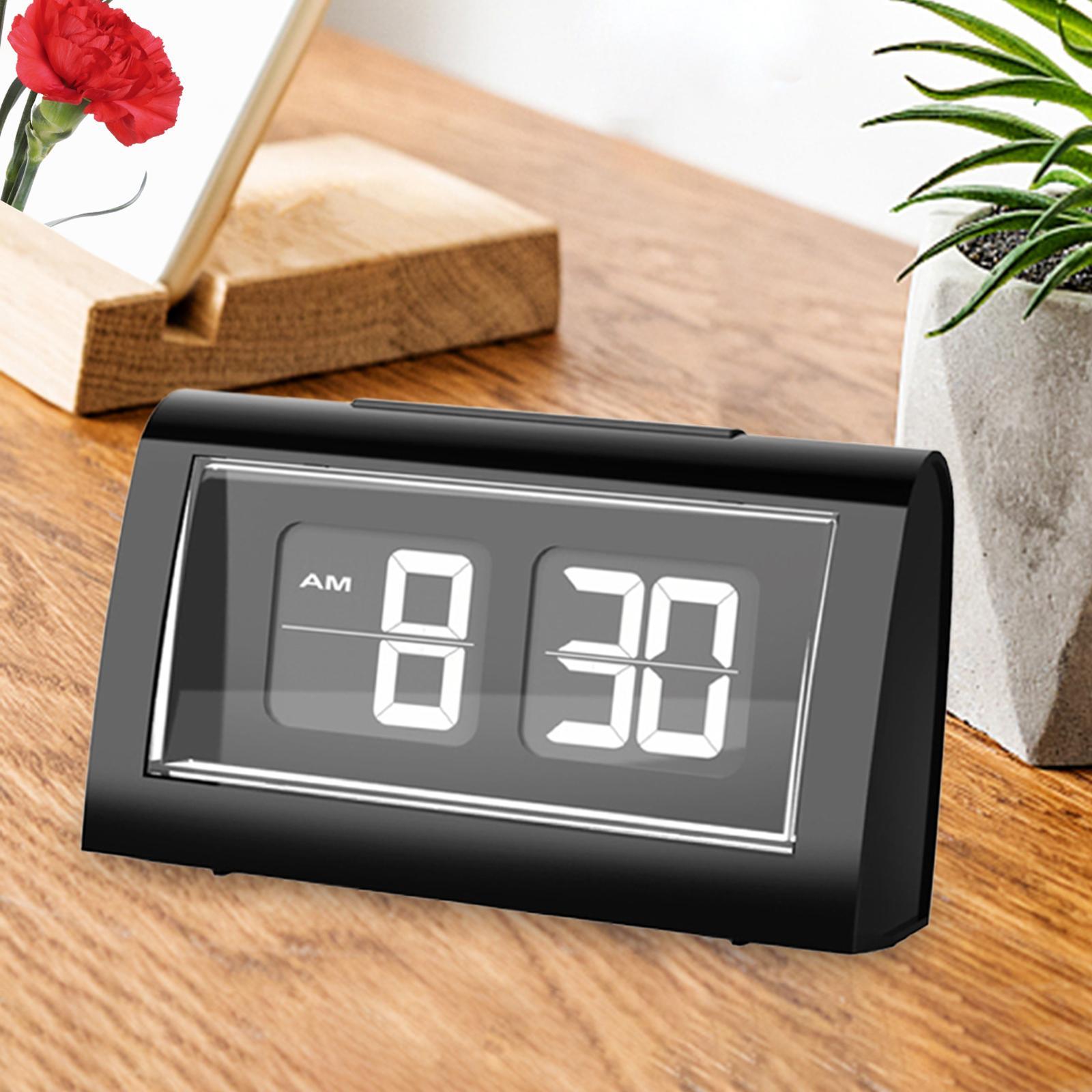 Digital Alarm Clock Snooze Clock Large Number Decor Table Clock Clock for Works Hotel Dorm Bedside Dining Table