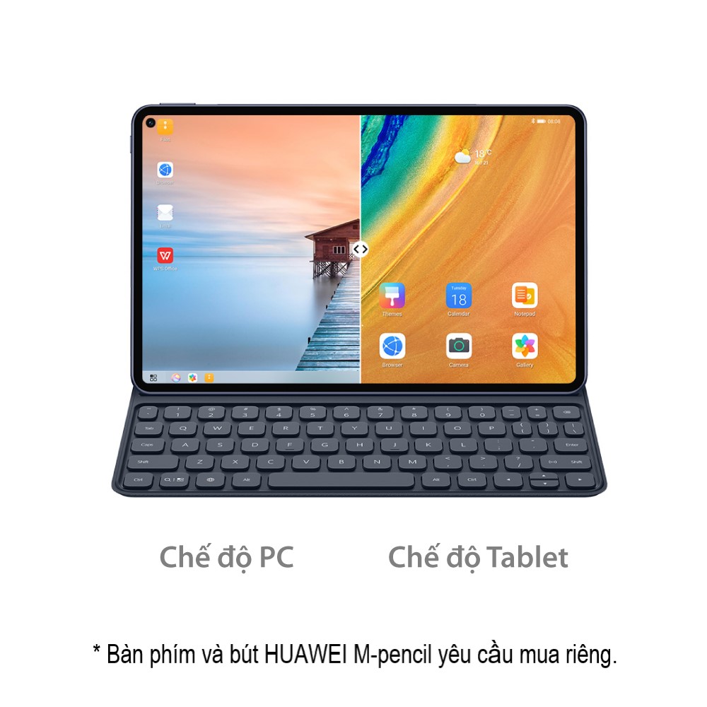 Máy Tính Bảng Huawei Matepad Pro | Màn Hình HUAWEI FullView | Chipset Kirin 990 Flagship | HUAWEI Share | Hàng Chính Hãng