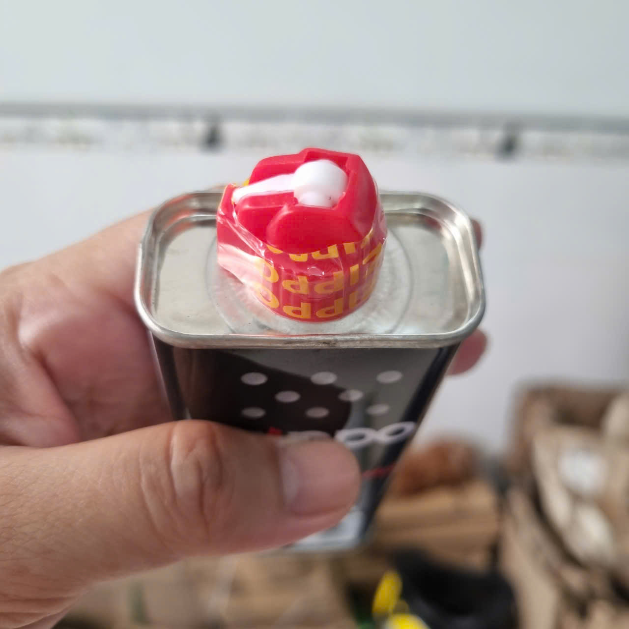 Bình xăng Zippo loại rẻ 125ml dùng cho hộp quẹt Zippo, bật lửa Zippo chuyên dụng