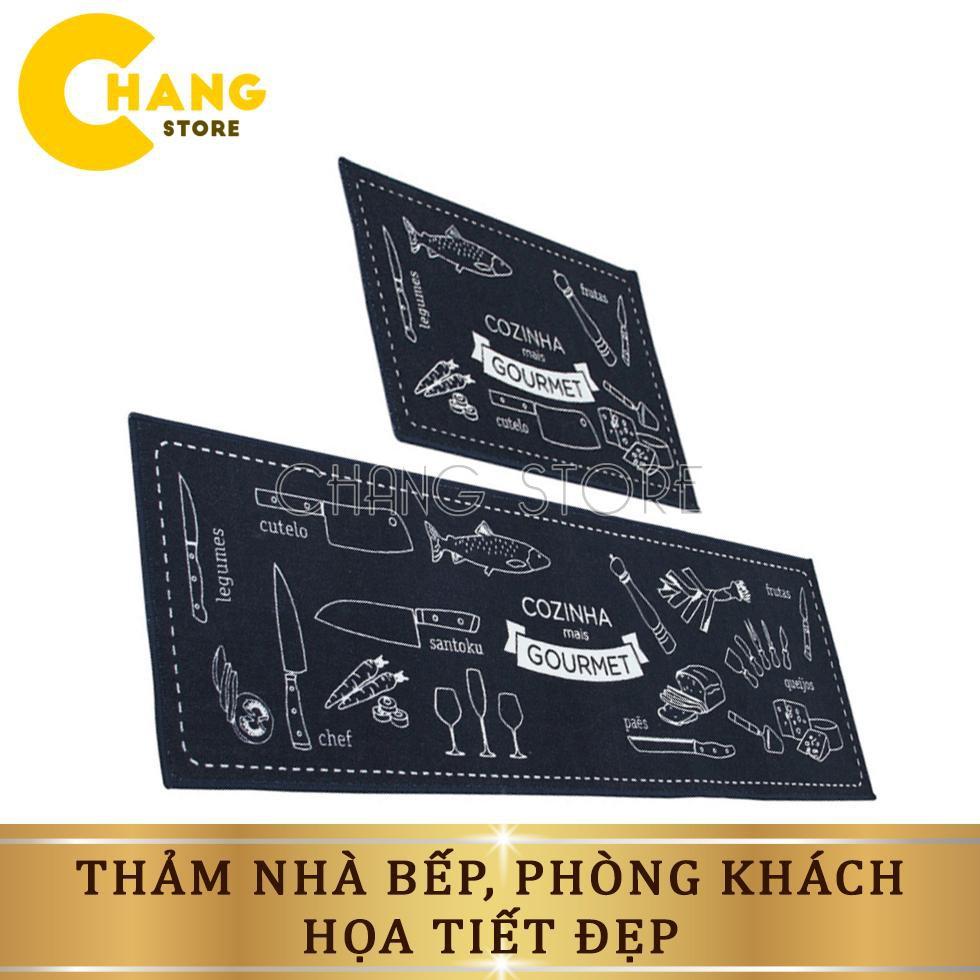 Thảm bếp, thảm chùi chân nhà bếp, phòng khách hàng đẹp cao cấp ( 1 Dài + 1 Ngắn)