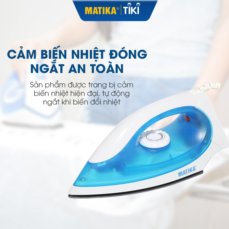 Bàn Là Khô MATIKA Cầm Tay MTK-2910 - Hàng chính hãng