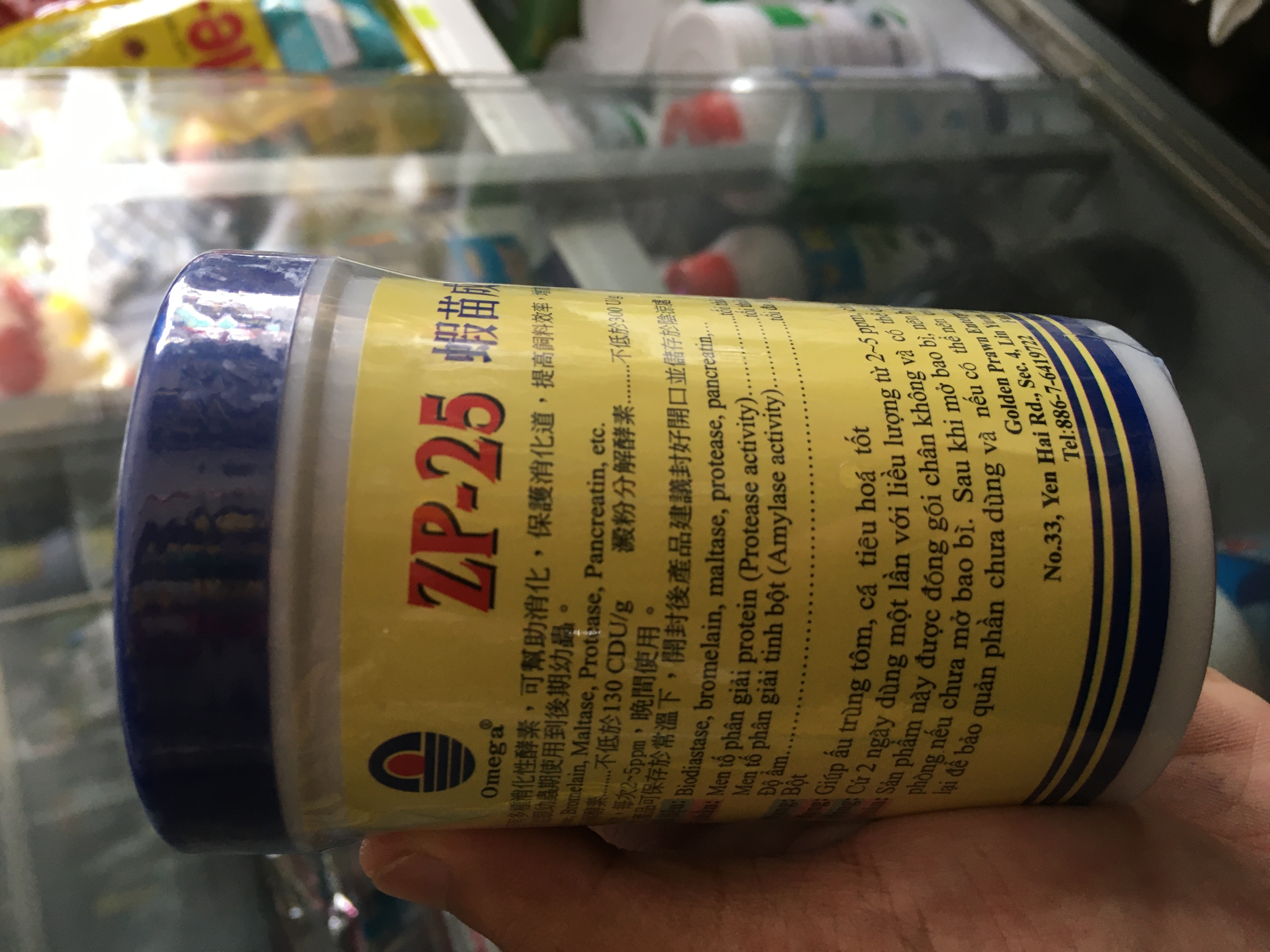 Zp 25 giúp tôm cá tiêu hoá tốt , giúp cá mau lớn , tốt cho tôm cá