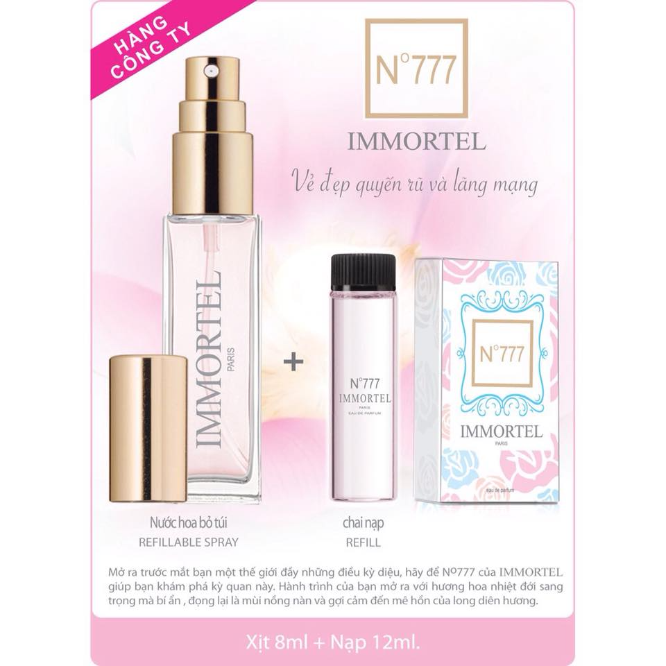 Nước hoa Immortel No777