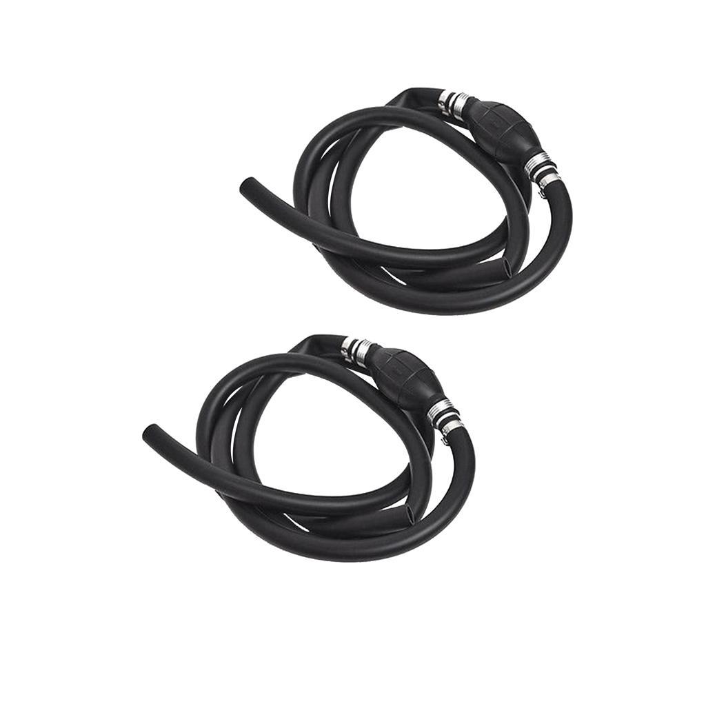 2PCS Universal Hose Fuel Gas Line Assembly Outboard for Marine Boat Motor