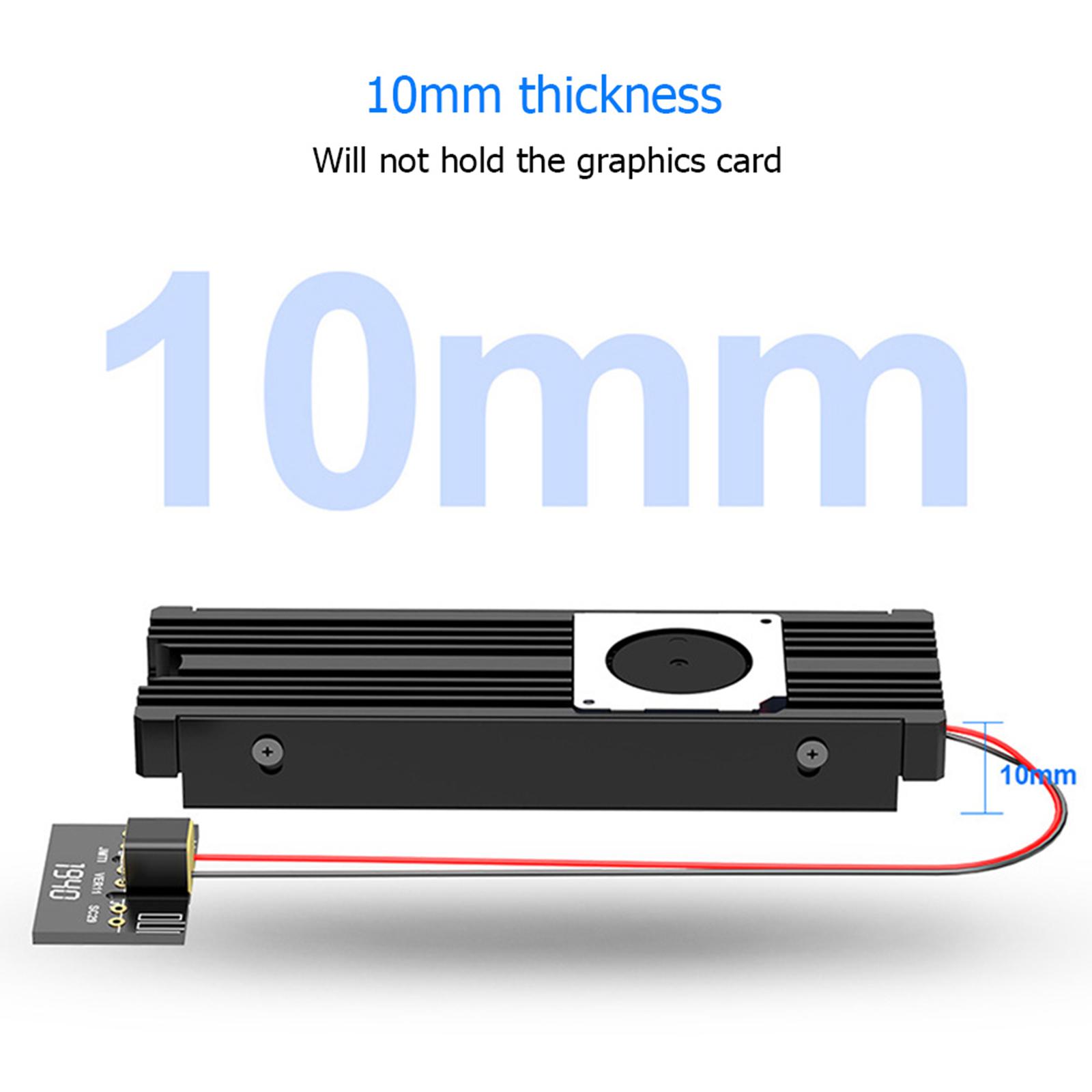 M.2 SSD Heat Sink Aluminum Heat Radiator Cooling Silicon Therma Pads Cooler