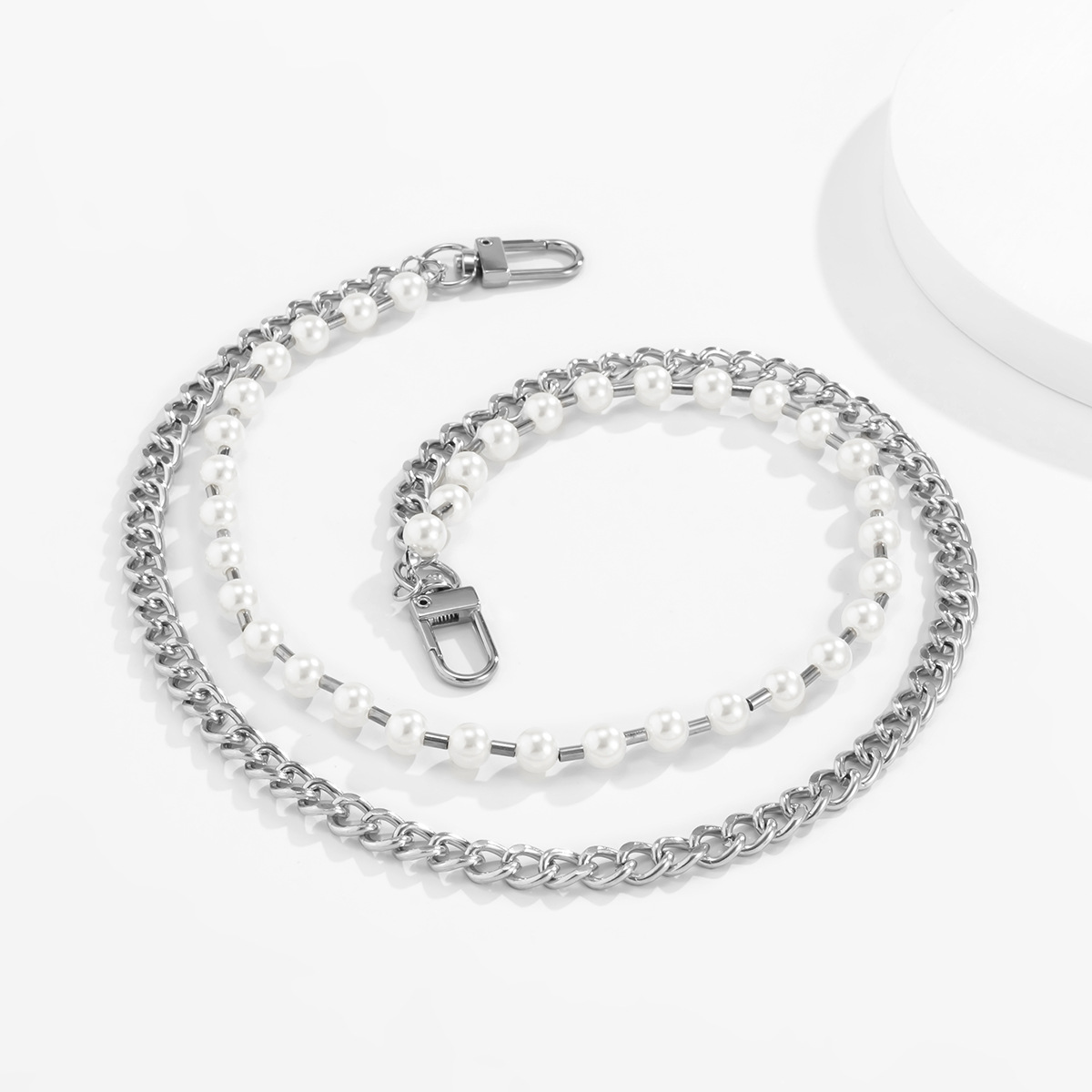 Xích đeo quần chain mix ngọc trai độc đáo