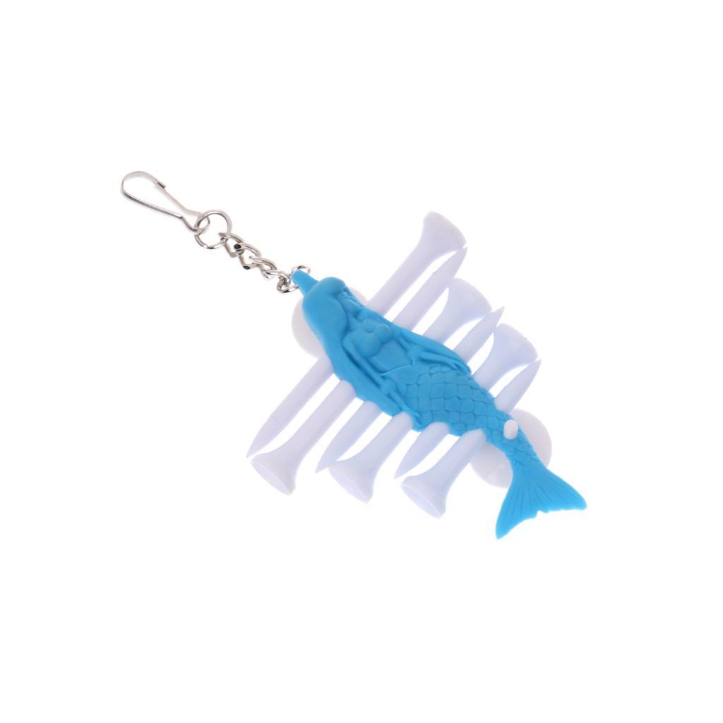 Golf Tee Holder with Tees Golf Key Chain