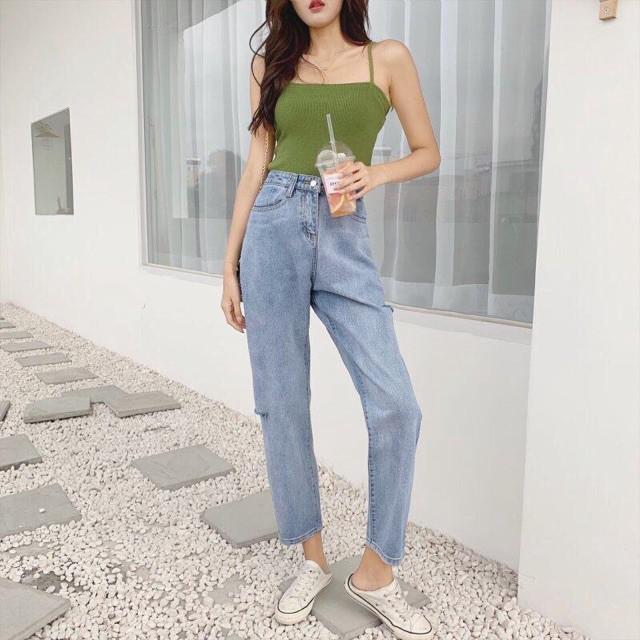 Size đại Quần Baggy jean rách