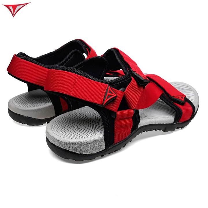 Giày Sandal Việt Thủy Hai Quai Chéo Nam Nữ Đỏ - VT017