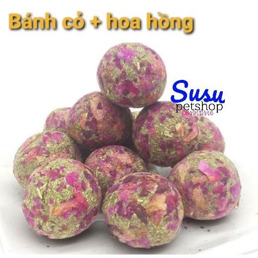 Bánh cỏ thảo mộc cho Thỏ, Bọ và Chinchilla, Hamster