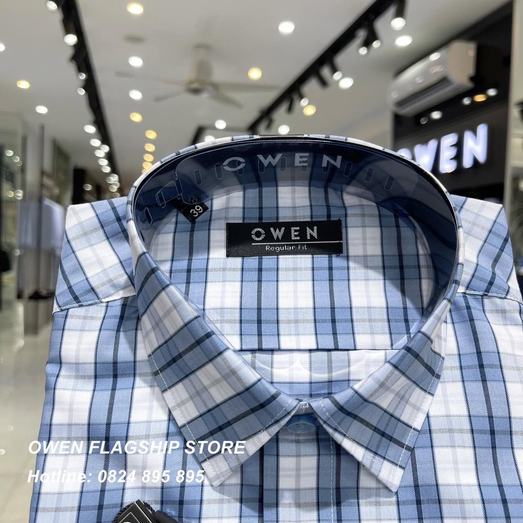 Áo Sơ mi Owen nam dài tay dáng Regular mềm mịn mát Mã AR220870DT