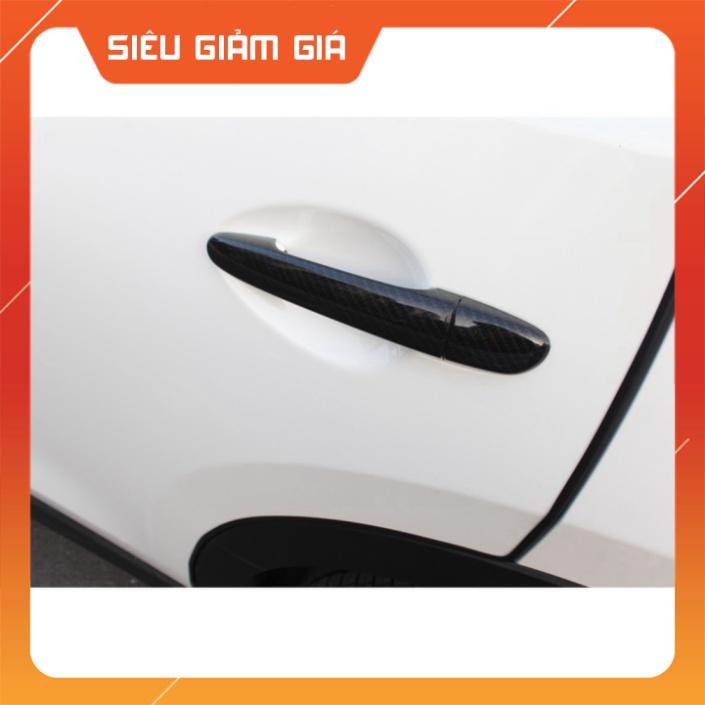 ỐP TAY HÕM CỬA CACBON MAZDA 3 2017 - 2019 FULL