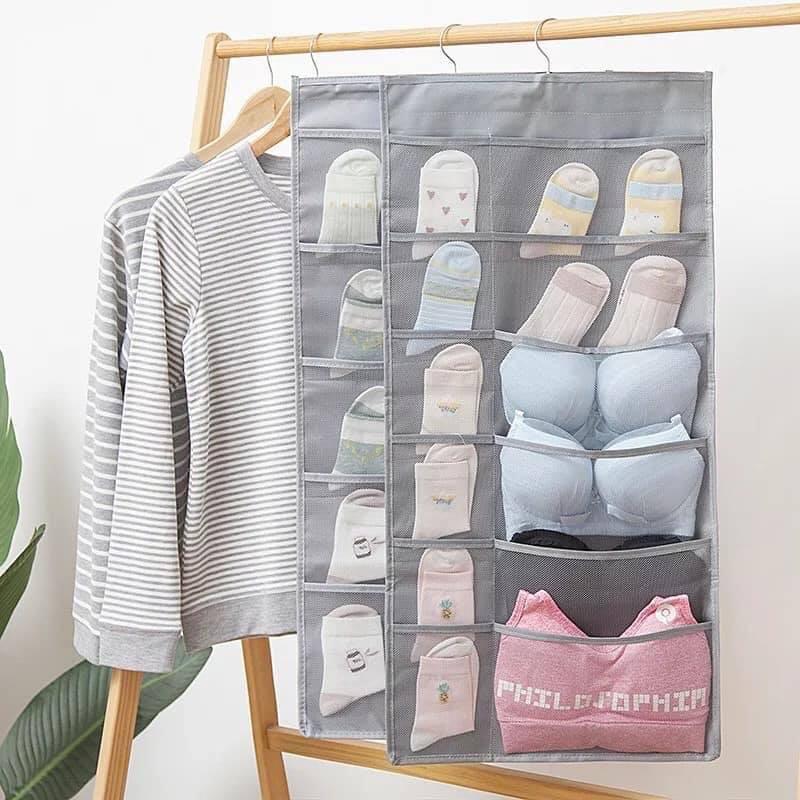 Sỉ 10 túi treo đồ lót 2 mặt