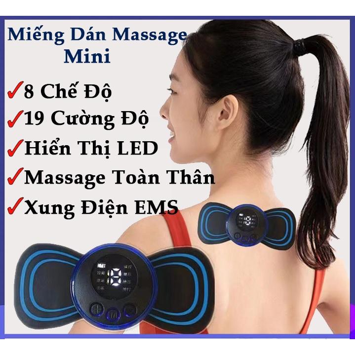 Máy Massage Mini 4 Đầu 6 Tốc Độ, Máy Massage Cầm Tay Sử Dụng Cho Cổ, Vai Gáy Toàn Thân Giúp Thư Giãn Hiệu Quả