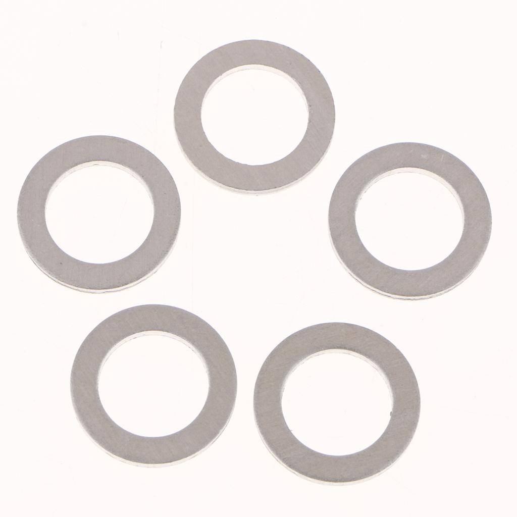 2x10 Pieces Metal Oil Drain Plug,  Washer Seals for Silberura
