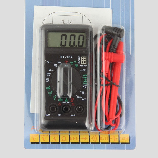 Đồng hồ đo lường điện tử mini sử dụng trong phòng thực hành thí nghiệm M182
