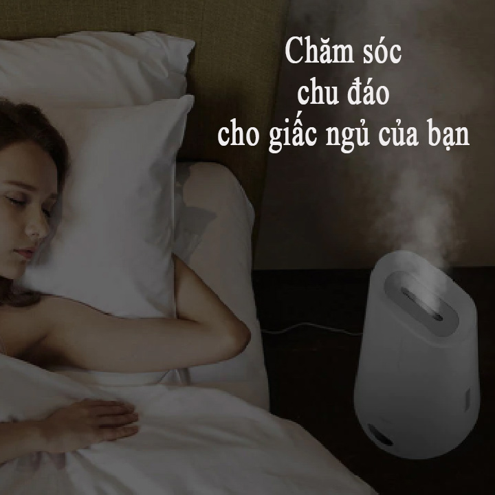 Máy khuếch tán tinh dầu siêu âm - để sàn dung tích lớn,tích hợp remote cao cấp - Hàng Chính Hãng