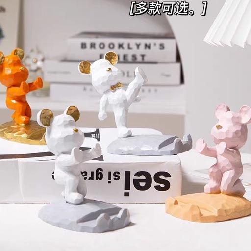 Giá Đỡ Điện Thoại Hình Gấu Bạo Lực Sáng Tạo Để Bàn Văn Phòng