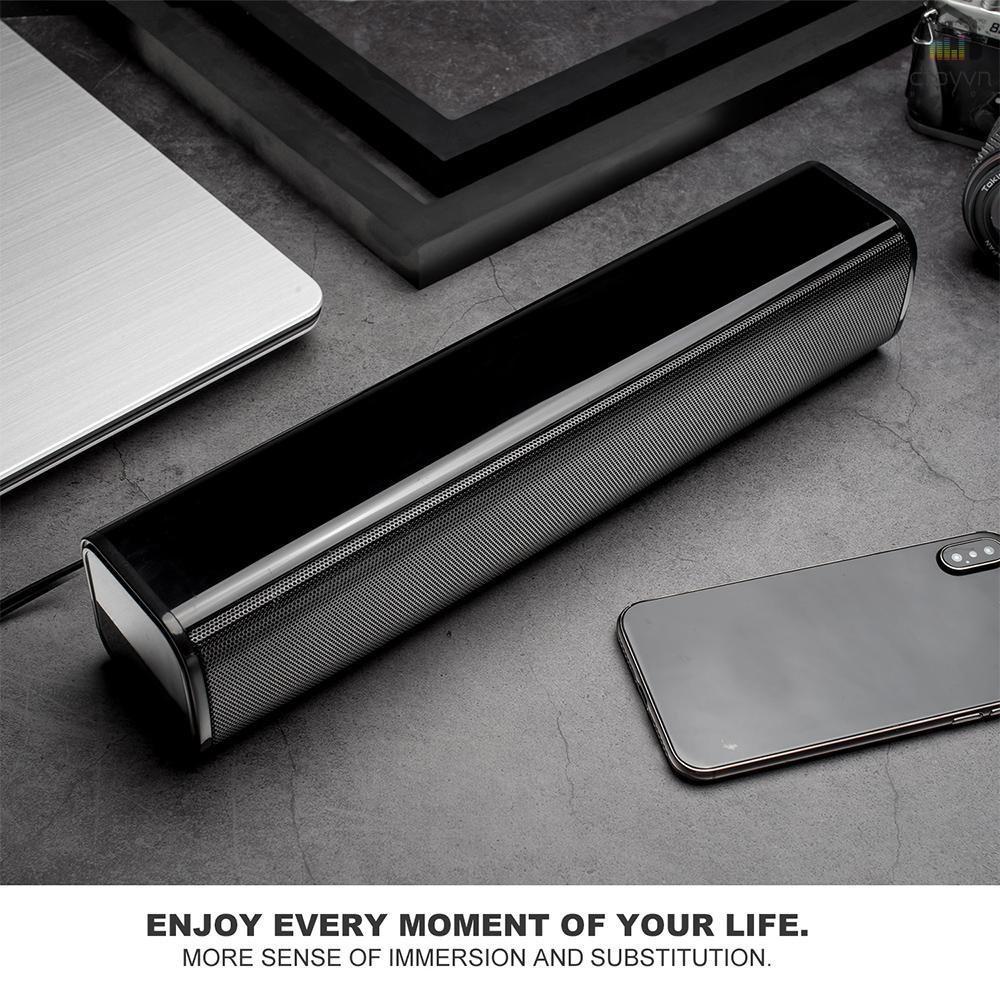 Loa nghe nhạc có dây USB 3.5mm 2*3W cho máy tính