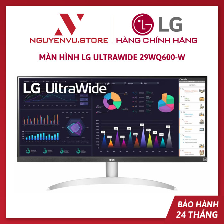 Màn hình LG 29WQ600-W UltraWide (29 INCH/FHD/IPS/100HZ/1MS/LOA/Type-C) - Hàng chính hãng