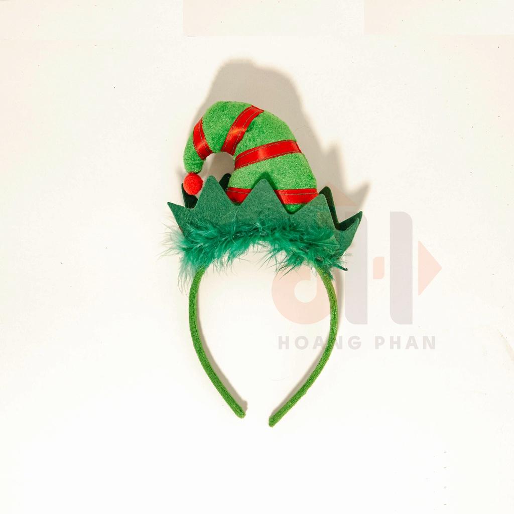 Băng Đô Hình Nón Chú Hề Màu Xanh Lá