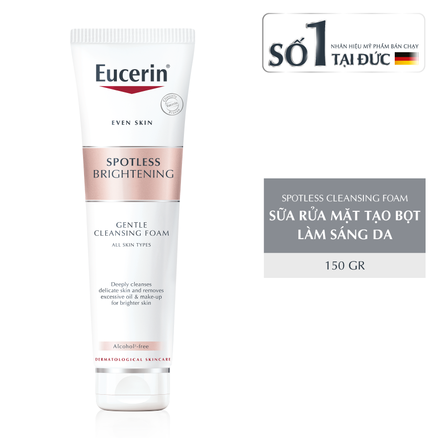 Sữa Rửa Mặt Sáng Da Eucerin White Therapy Cleansing Foam