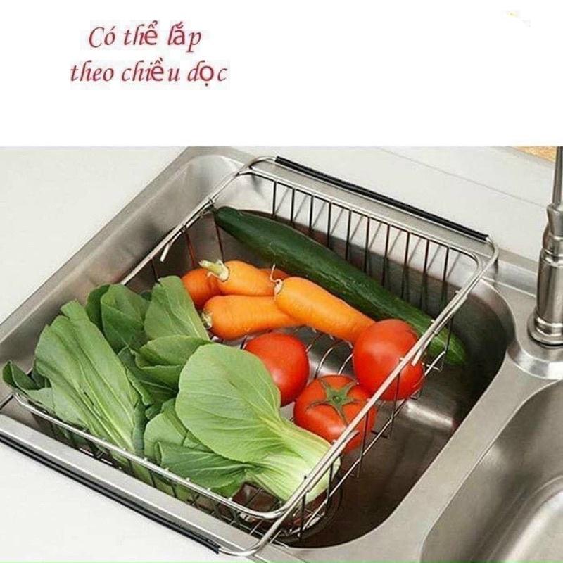 Giá Inox 304 đa năng gác bồn rửa bát