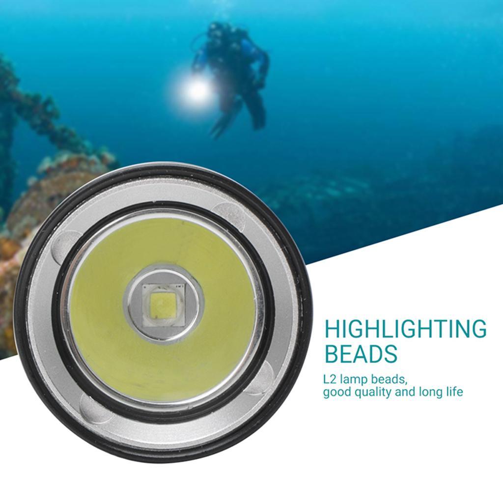Underwater Diving  Waterproof Dive  Flashlight