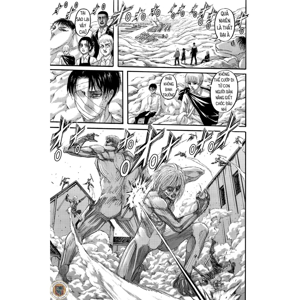 Tranh dán tường poster truyện tranh anime Attack on Titan decor trang trí góc học tập làm việc phòng ngủ rẻ vô địch