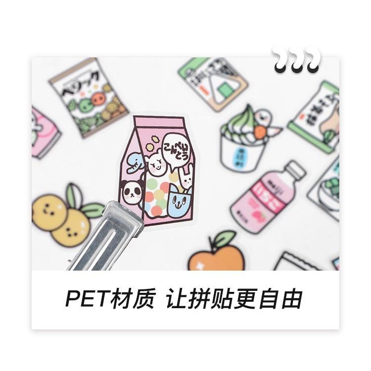 Sticker cute đa dạng màu sắc