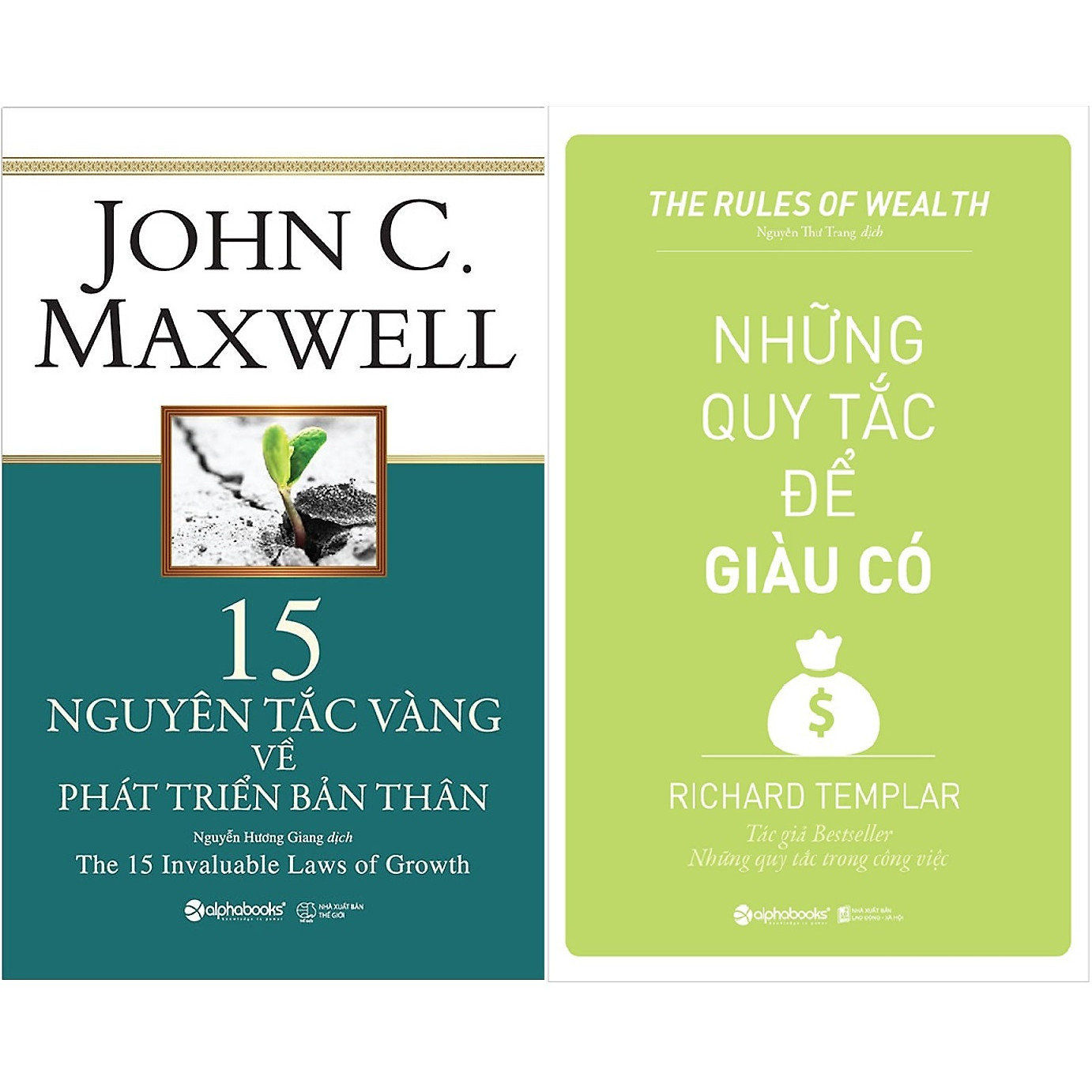 Combo Phát Triển Bản Thân Để Giàu Có ( 15 Nguyên Tắc Vàng Về Phát Triển Bản Thân + Những Nguyên Tắc Để Giàu Có ) tặng kèm bookmark Sáng Tạo