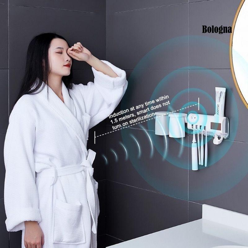 Máy khử trùng bằng tia uv bàn chải đánh răng, kệ để kem đánh răng, để bàn chải
