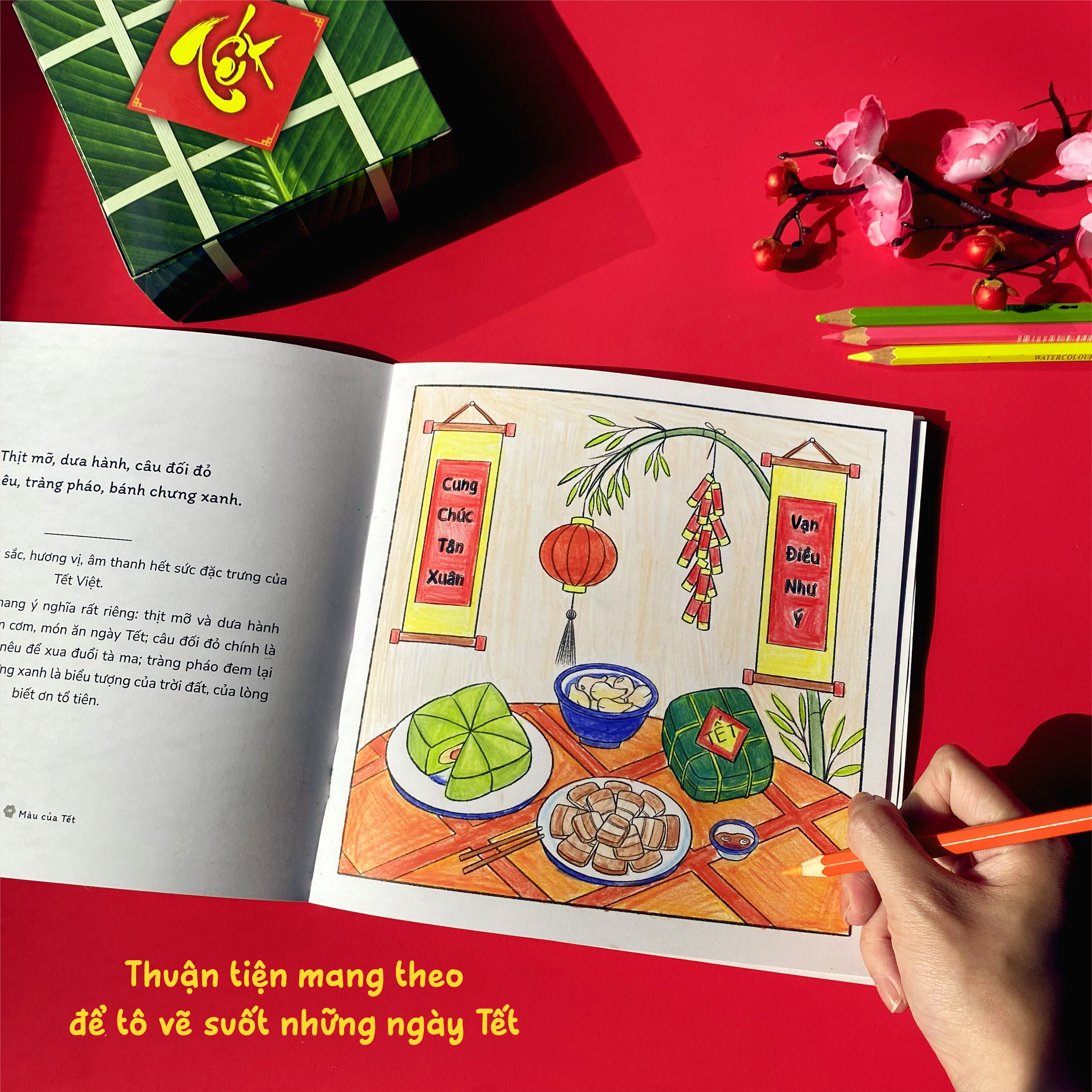Sách - Màu Của Tết - Kể Chuyện Tết Xưa Tô Màu Tết Nay