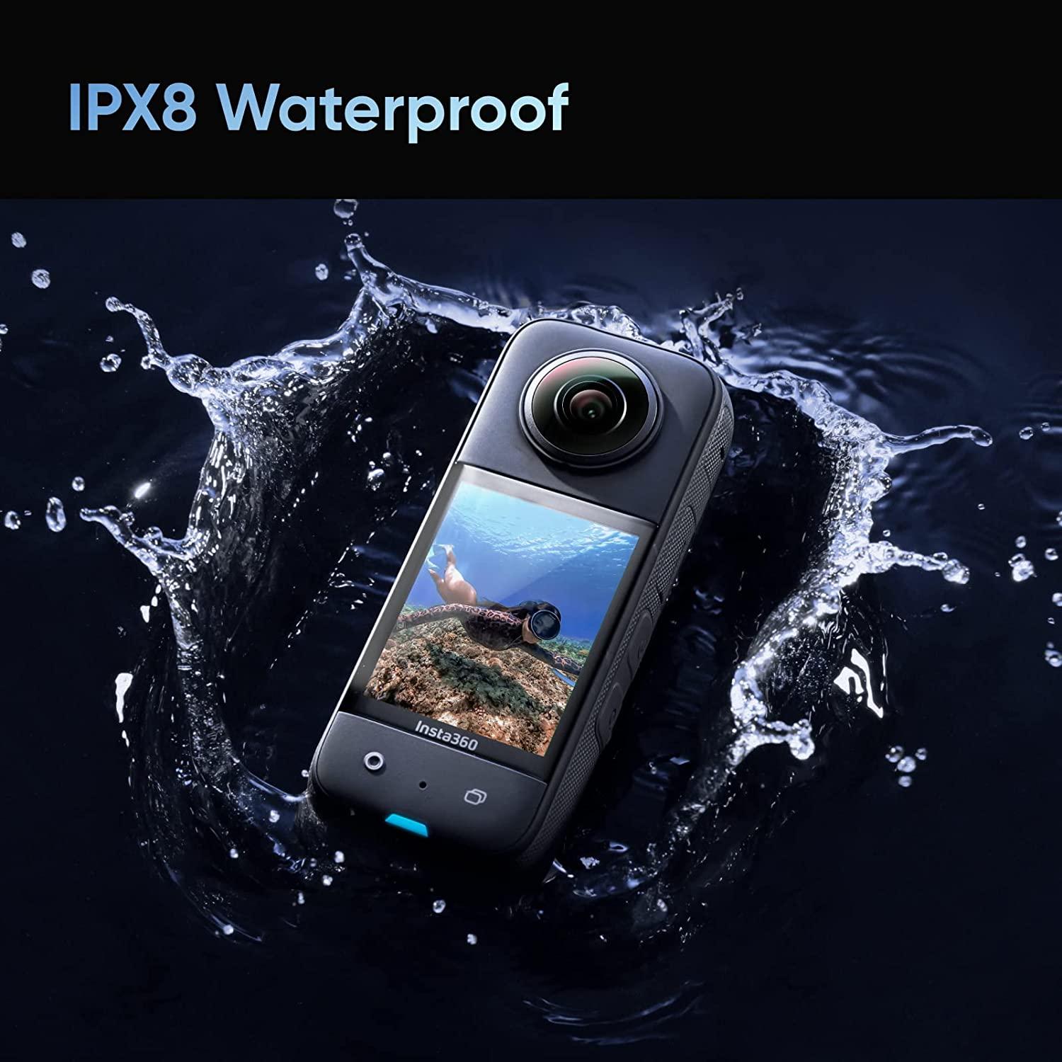 Máy ảnh hành động thể thao Insta360 x3 360 One x3 5.7k Video10M Footproof Flowstate Ổn định 1800mAh Pin X3 Camera trong kho