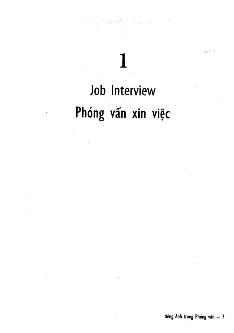 Tiếng Anh Trong Phỏng Vấn - Kèm CD