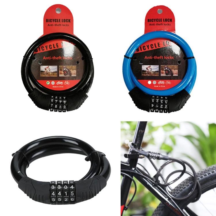 Ổ khóa xe đạp 4 số chống trộm chất lượng cao cho xe đạp/xe điện/xe đẩy em bé
