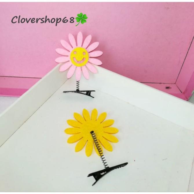 Kẹp tóc lò xo hoa mặt trời xinh tươi