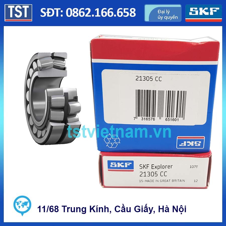 Vòng bi bạc đạn SKF 21305 E