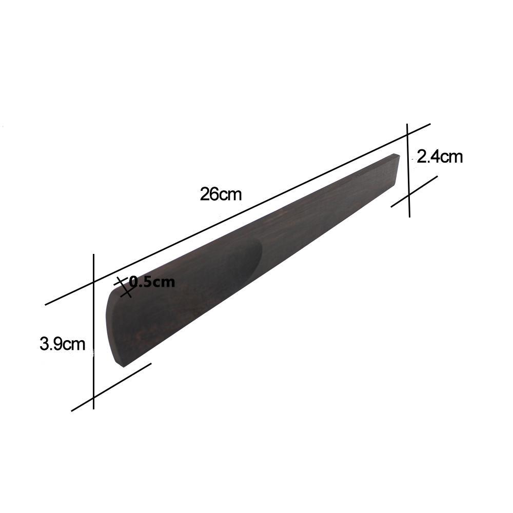 Ebony Violin Fingerboard+Violin Rosin Resin Colophony for 4/4 Size Violin