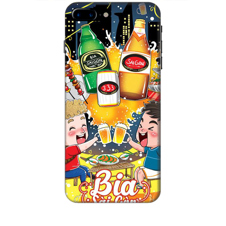 Ốp lưng dành cho điện thoại IPHONE 8 PLUS Hình Bia Sài Gòn - Hàng chính hãng