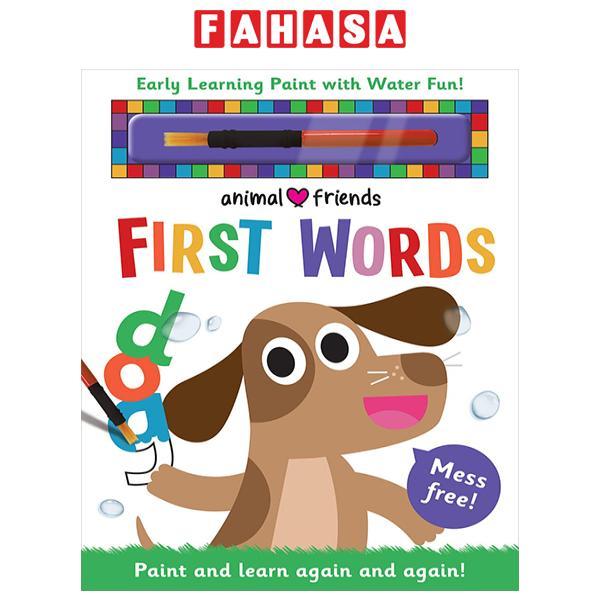 Sách ngoại văn: Early Learning Magic Water Colouring - Animal Friends First Words