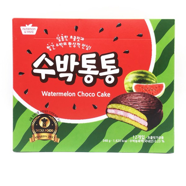 Bánh Chocopie Dưa Hấu Hàn Quốc 348gr
