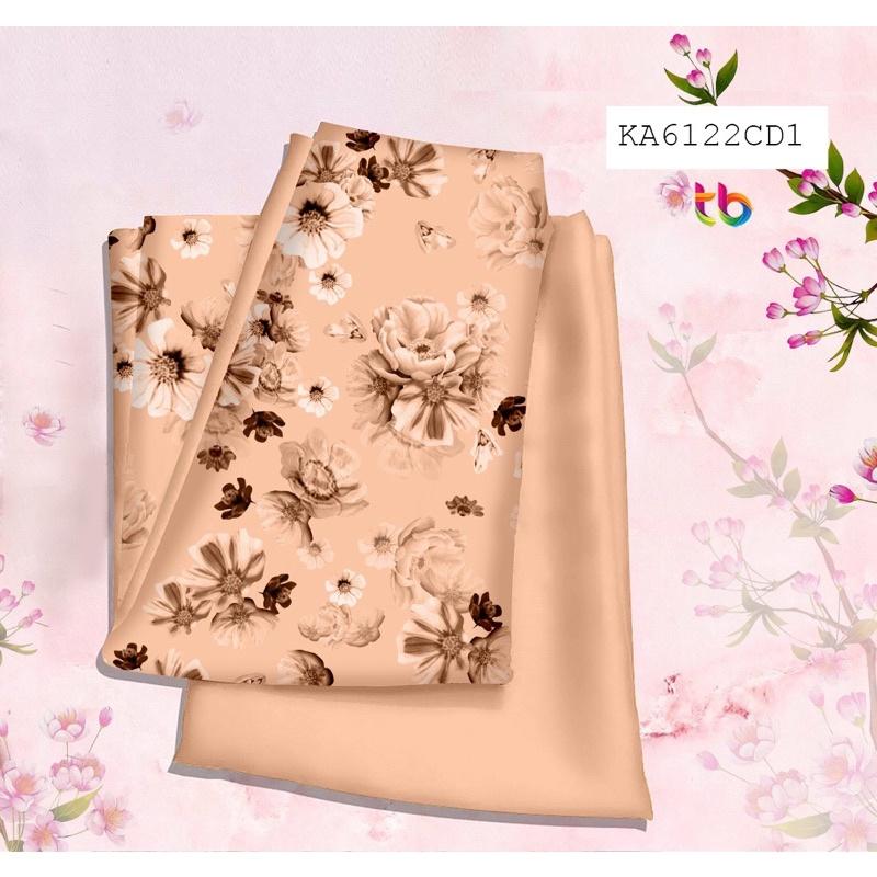 Vải áo dài hoa nhí