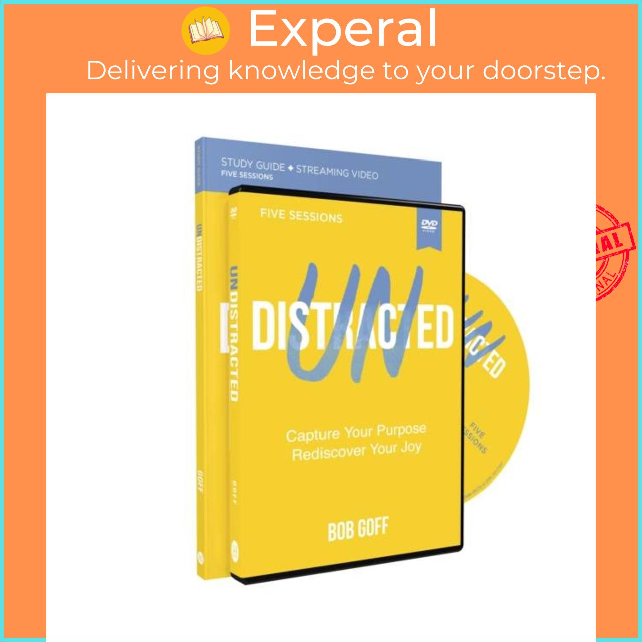 Hình ảnh Sách - Undistracted Study Guide with DVD - Capture Your Purpose. Rediscover Your Joy by Bob Goff (UK edition, paperback)