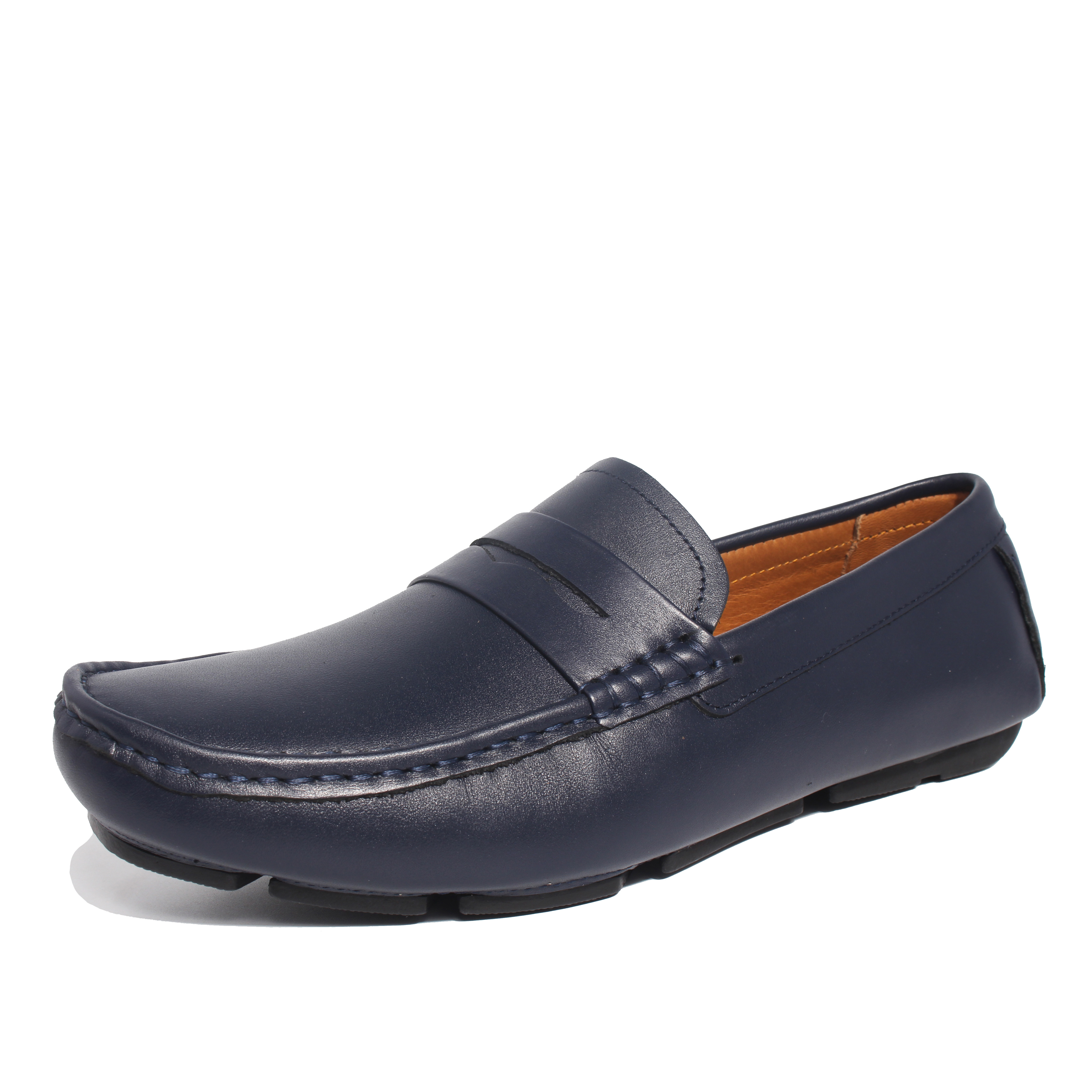 Giày MICHILUX Da Bò Thật Chính Hãng Penny Moccasin CIEMS Màu Xanh Navy