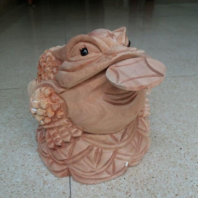 Cóc gỗ xá xị ngang 24cm